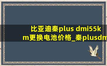 比亚迪秦plus dmi55km更换电池价格_秦plusdmi55km更换电池价格